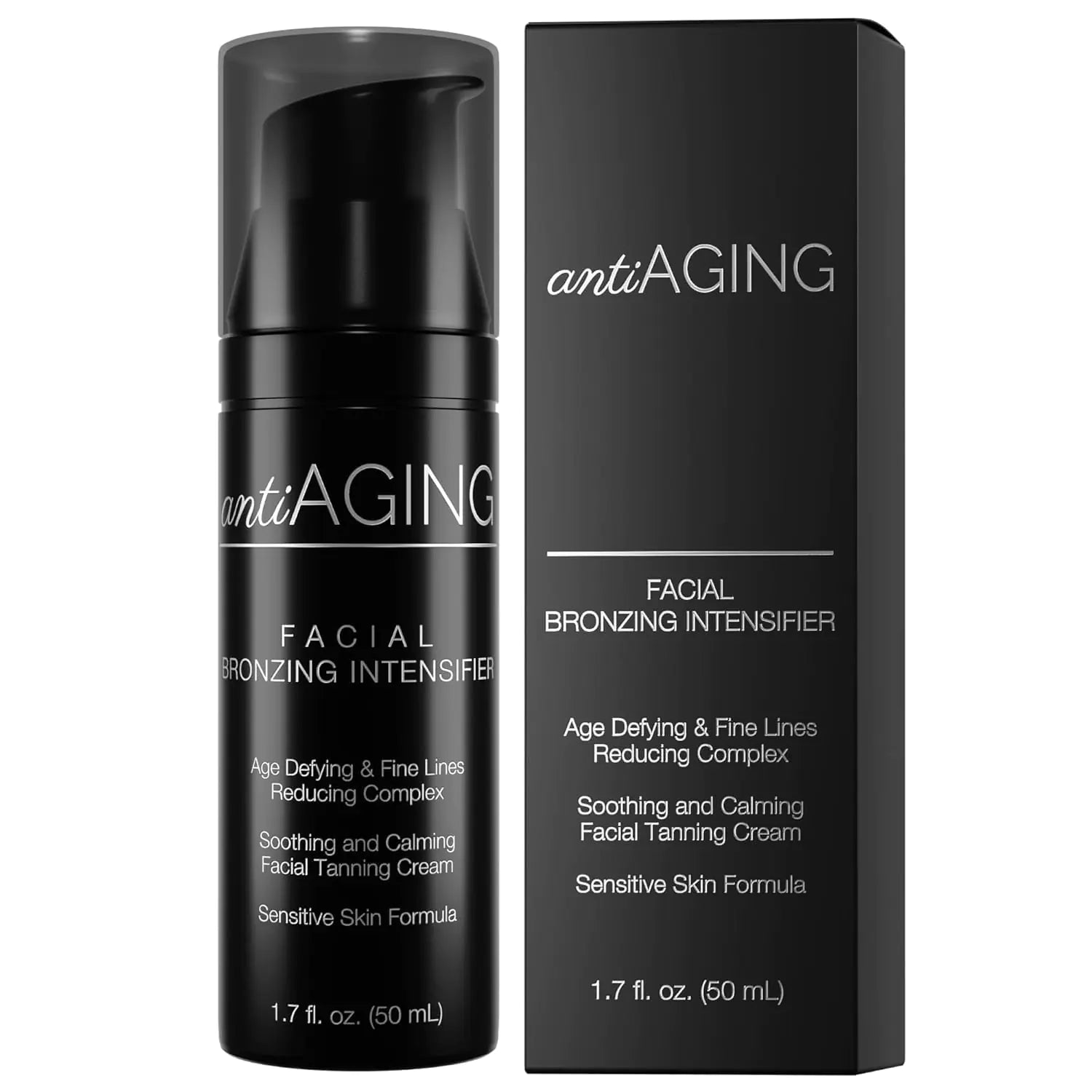 Onyx Anti-Aging Face Tanning Lotion for Tanning Beds - Hydrating Indoor Tanning Bed Lotion with TanTouch Intense Tanning Moisturizer Accelerates Tanning Anti-Aging Skin Protection 1.7 fl oz