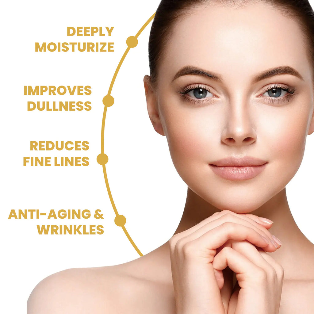 24K Gold Anti-Aging Shiny Oil Essence for Skin Tightening