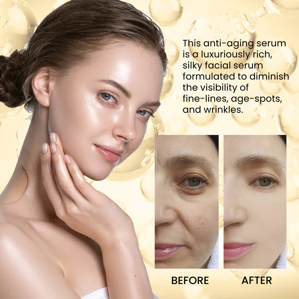 24K Gold Anti-Aging Shiny Oil Essence for Skin Tightening